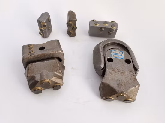 Dientes de la carcasa Ba10 Bloque soldado Bloques de púas cónicas